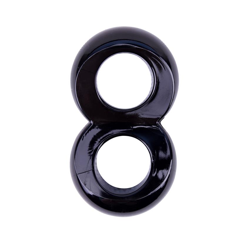 Duo Cock 8 Ball Ring black