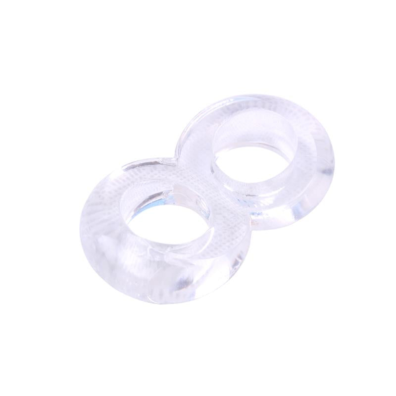 Duo Cock 8 Ball Ring clear