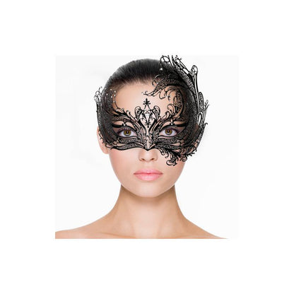 Metal Mask Asymmetrical Black