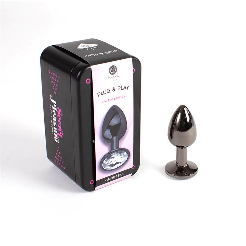 Butt Plug Gunmetal Size S