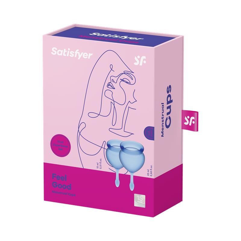 Feel Good Menstrual Cup Dark Blue Pack of 2