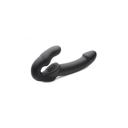 Evoke Vibrating Strapless Strap On Black