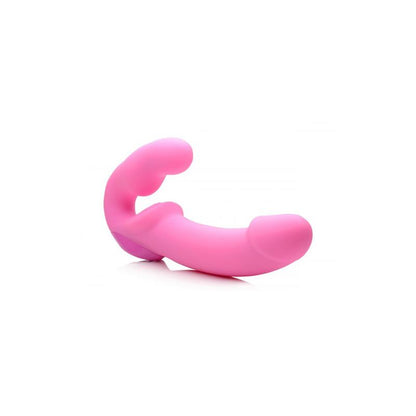 Urge Strapless Strap On Vibrator Pink