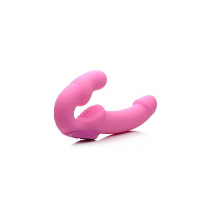 Urge Strapless Strap On Vibrator Pink