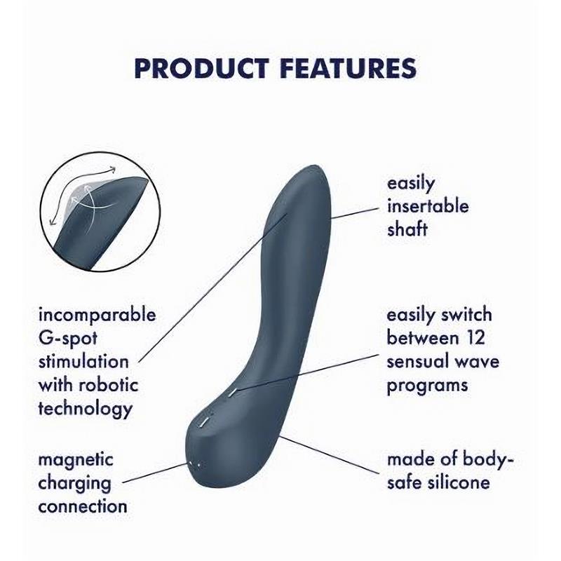 G Spot Wave 4 Robotic Stimulation Dark Blue