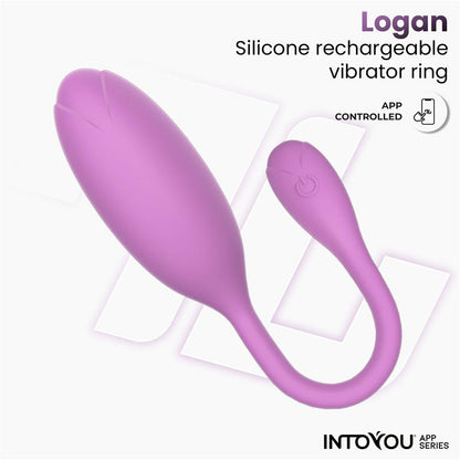 Logan Vibrating Egg with App Unibody Purple