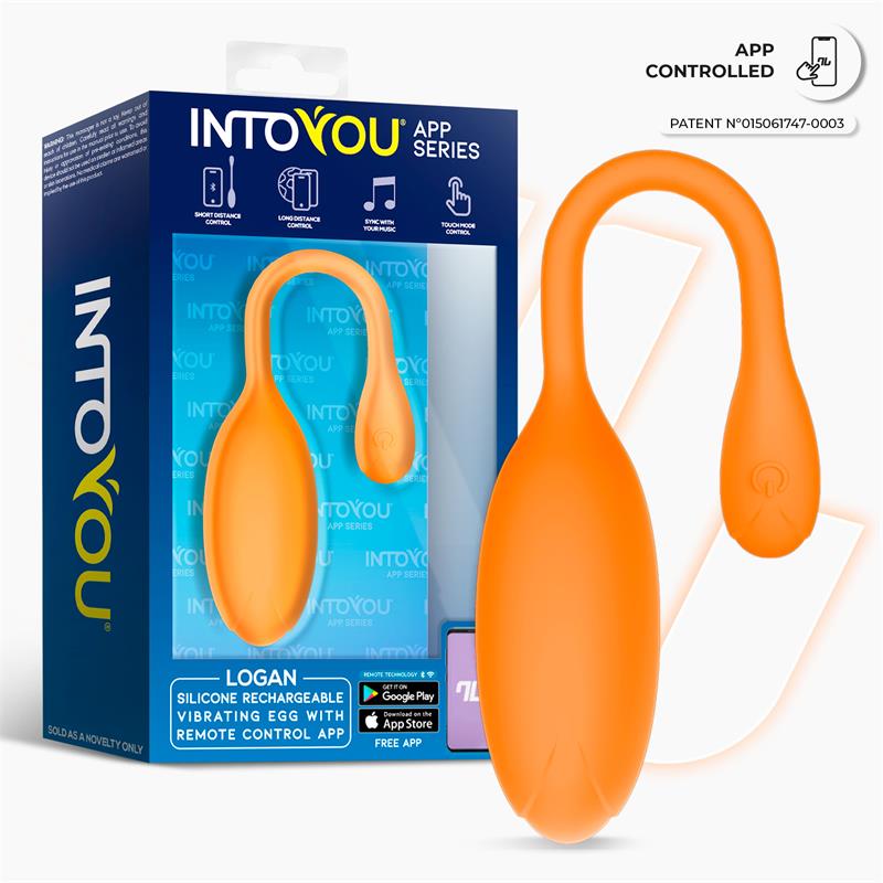 Logan Vibrating Egg with App Unibody Orange