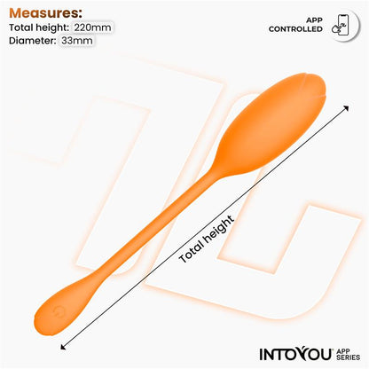 Logan Vibrating Egg with App Unibody Orange