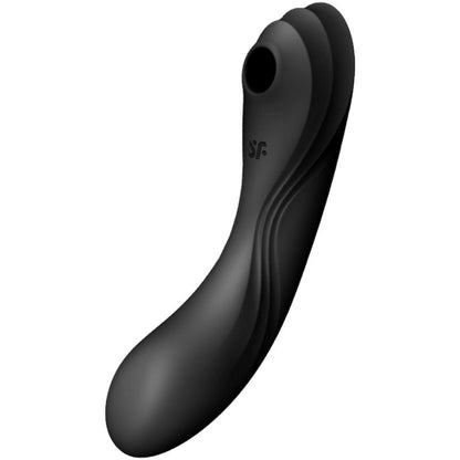 Curvy Trinity 4 Vibe and Clitoris Sucker 2 Motors Black