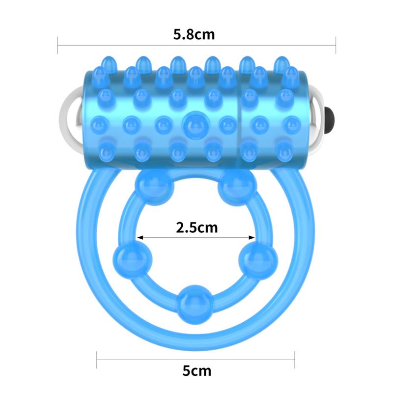 Lumino Play Vibratin Ring Blue Light