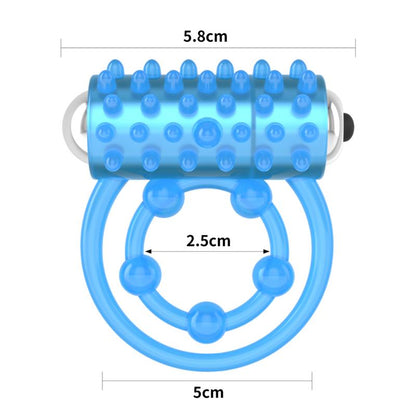 Lumino Play Vibratin Ring Blue Light