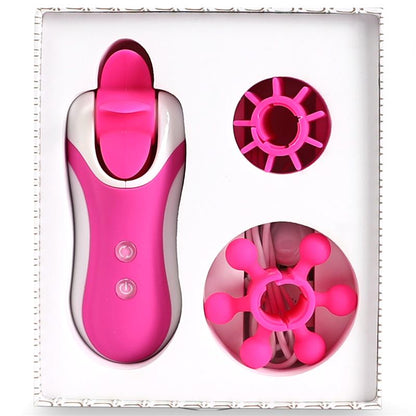 Clitella Oral Sex Stimulator with Accessories Pink