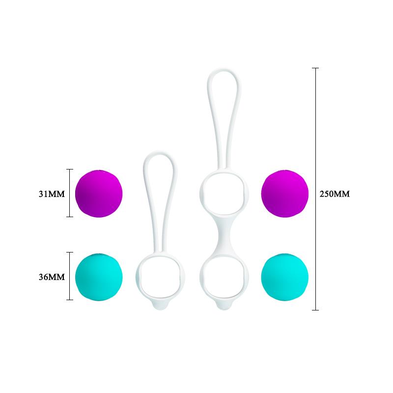 Kegel Balls Orgasmic Balls Pink and Blue