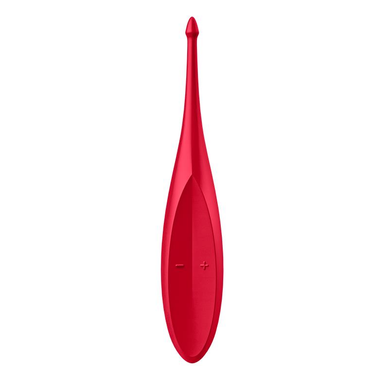 Twirling Fun Tip Vibrator Silicone USB Red