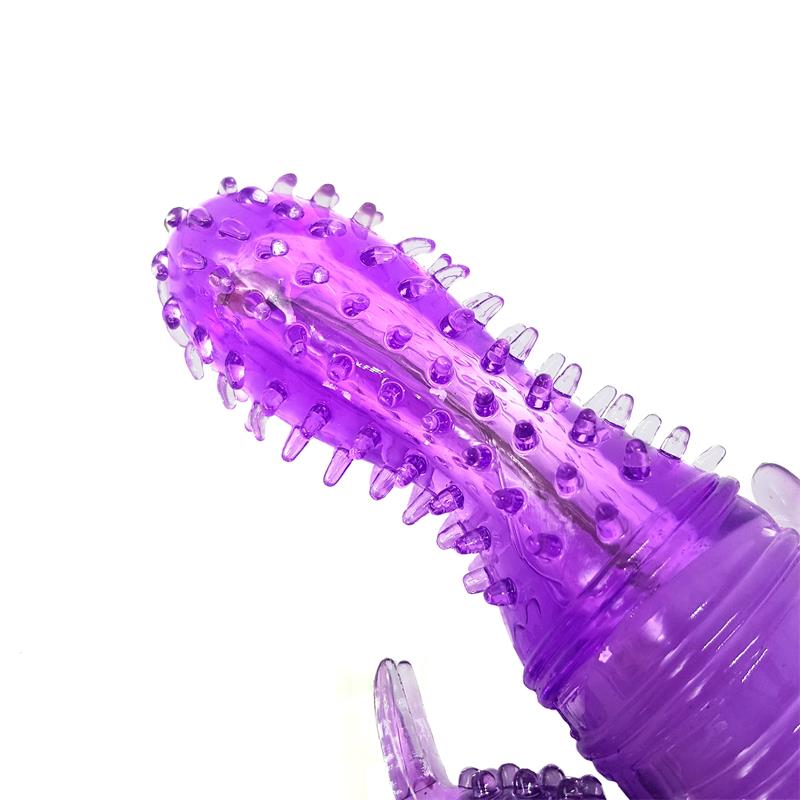 Travel Partner 18 cm Purple with Perineal Stimulation