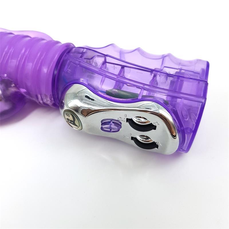 Travel Partner 18 cm Purple with Perineal Stimulation