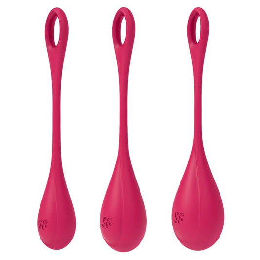 3 Pelvic Floor Ball Pack Yoni Power 1 Red