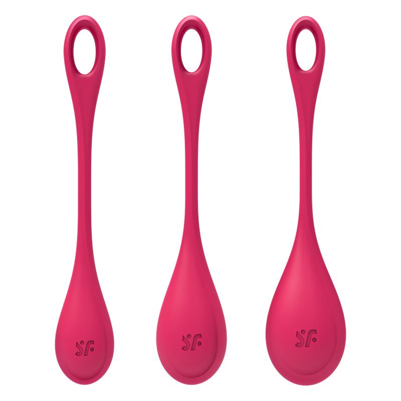 3 Pelvic Floor Ball Pack Yoni Power 1 Red