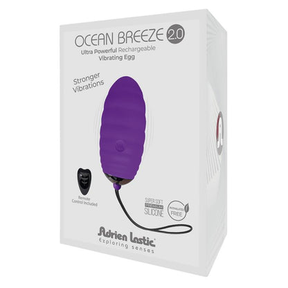 Vibrating Egg with Remote Control Ocean Breeze 20 Purple