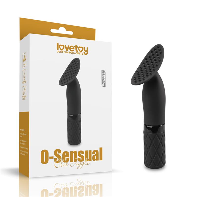 Stimulator O Sensual Clit Jiggle USB Black