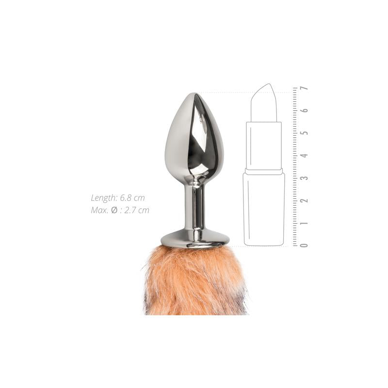 Fox Tail Butt Plug No 7 Silver