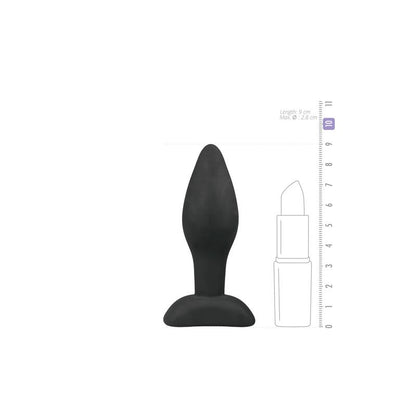 Small Black Silicone Buttplug