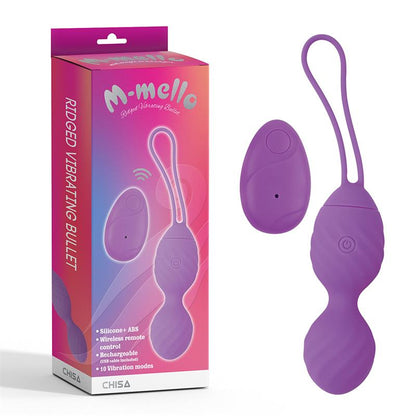 Vibrating Egg Remote Control Ridged USB Silicone 74