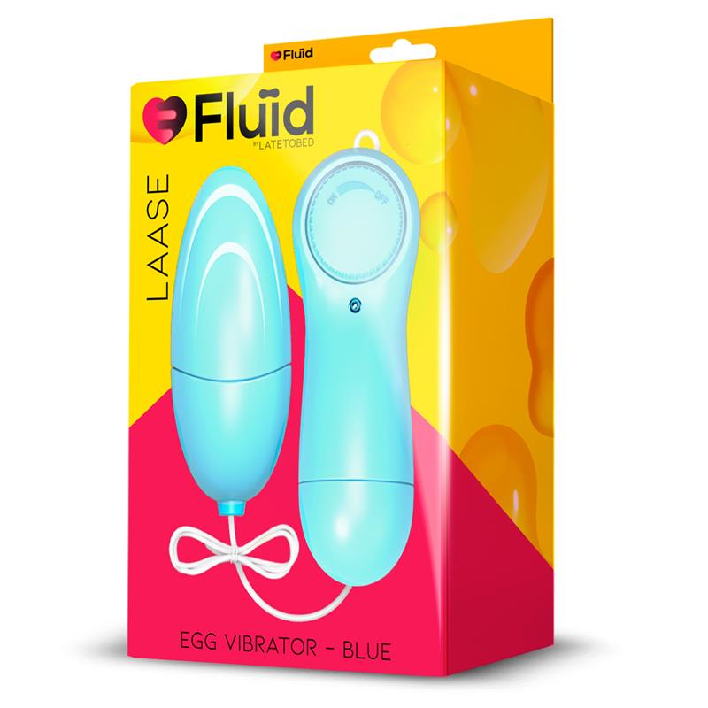 Laase Multi Speed Vibrating Egg with Remote Control Cyan