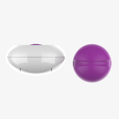 Vibrating Egg with Remote Control USB Purple