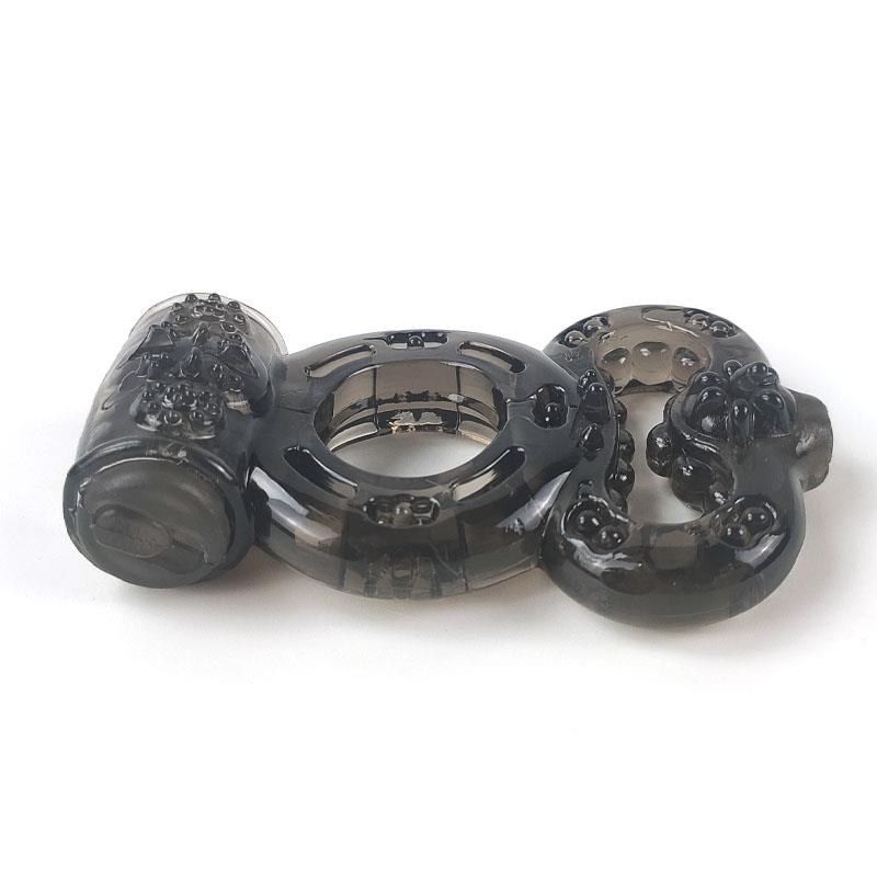 Penis Ring with Vibration Black