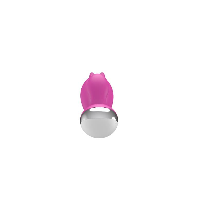 Dual Vibe with Rabbit USB Silicone Pink