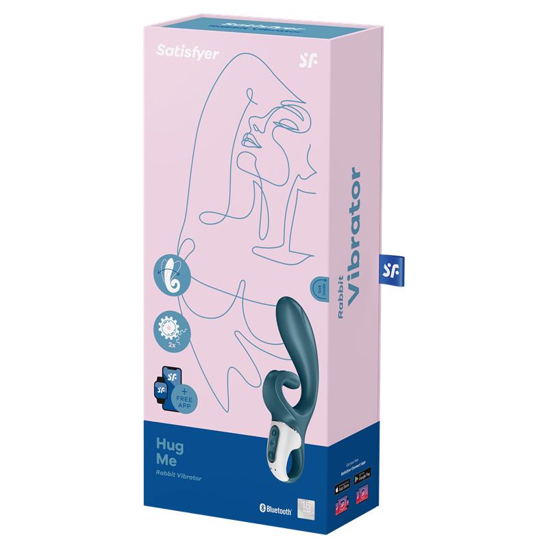 Vibe Hug Me with APP Satisfyer Connect Grayblue