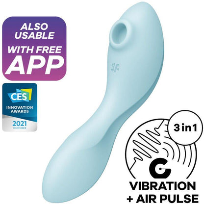 Curvy Trinity 5 with APP Satisfyer Connect Blue