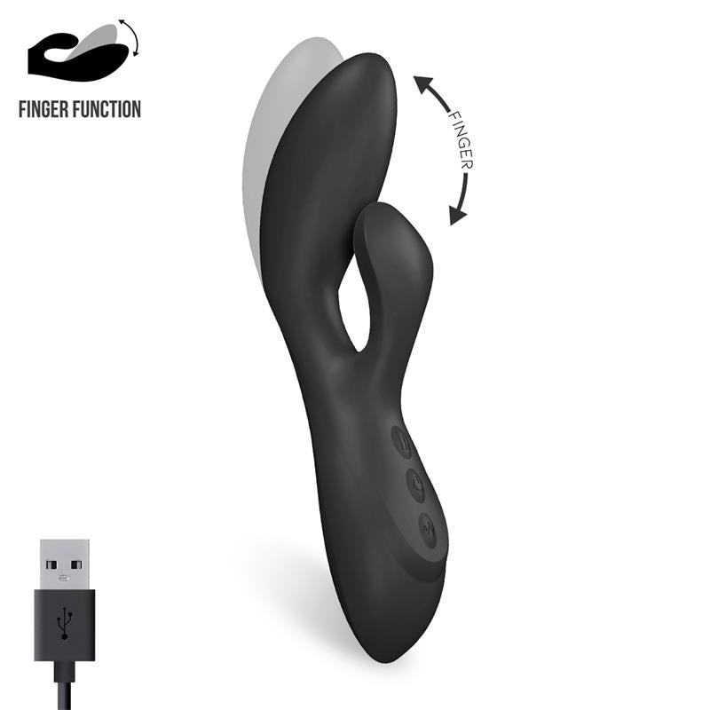 Mabo Finger Movement G Spot Vibe Unibody Silicone