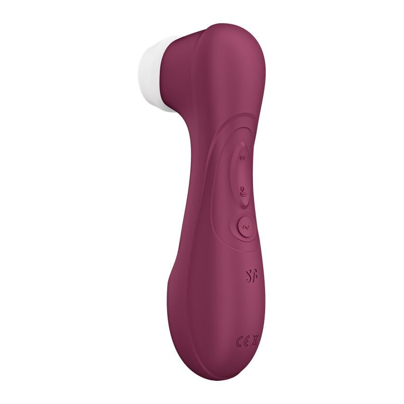 Pro 2 Gene 3 Liquid Air Technology Suction and Vibration App Connect Wine Red