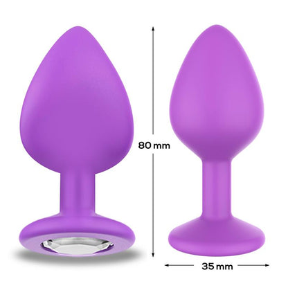 Sparkly Butt Plug Size M Violet