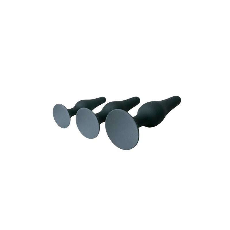 Buttplug Set of 3 Black