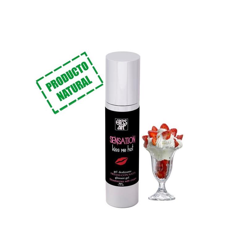 Erosart Lubricant Sensation Fresas con Nata