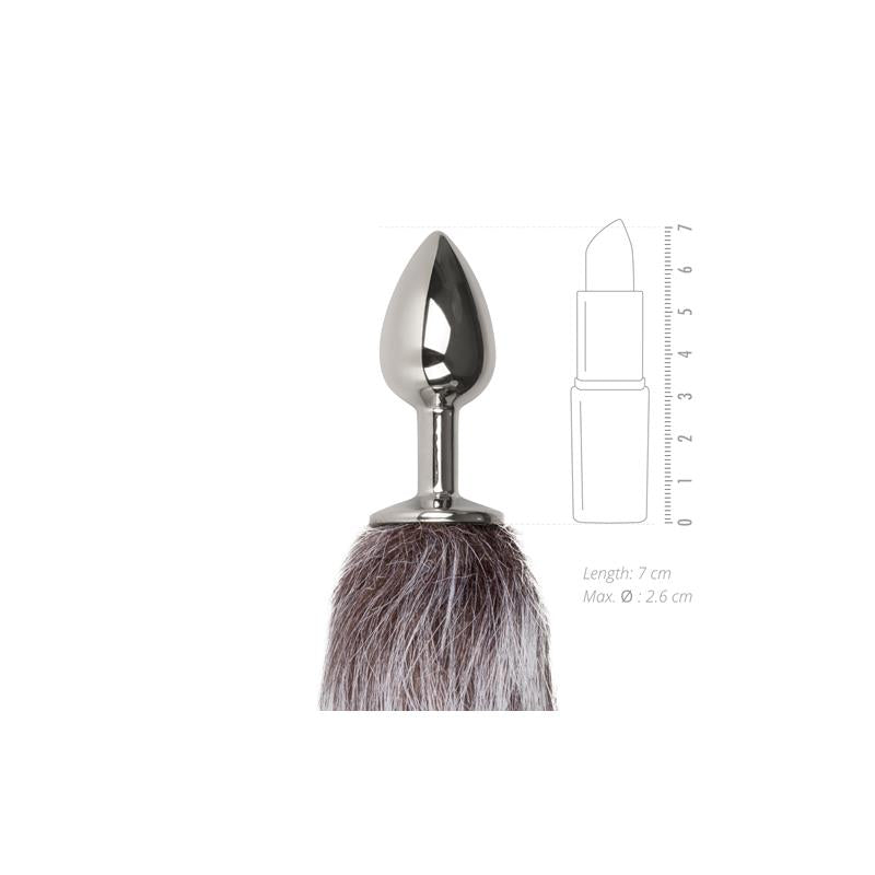 Plug With Foxtail No 5 Silver