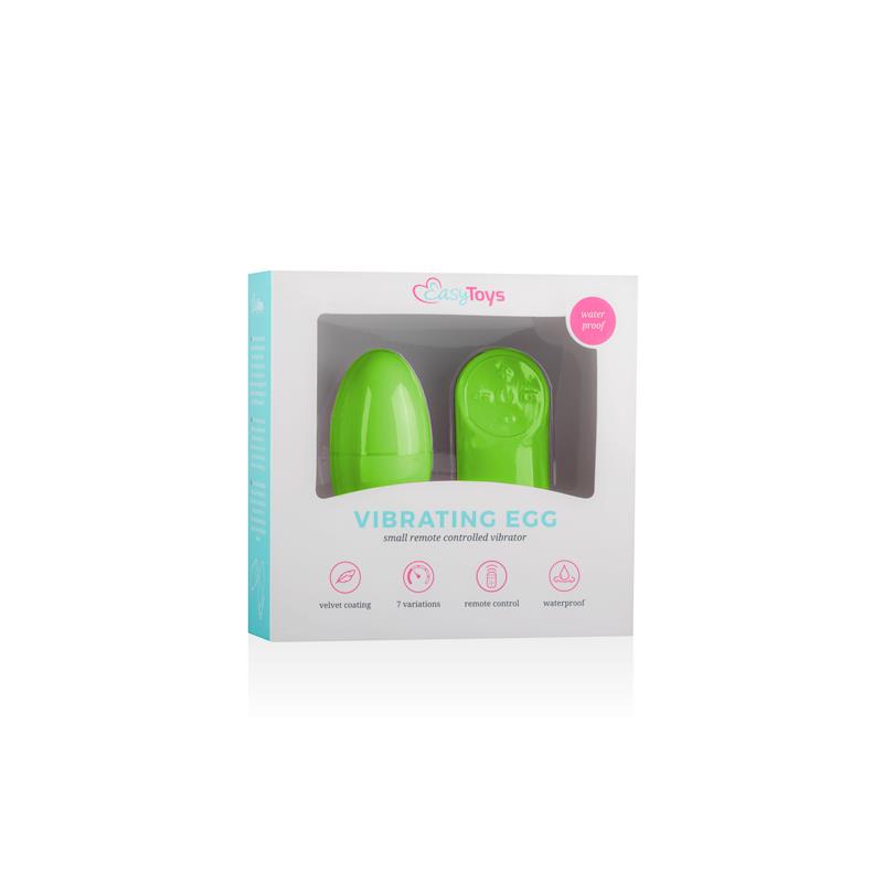 Remote Control Vibrating Egg Green