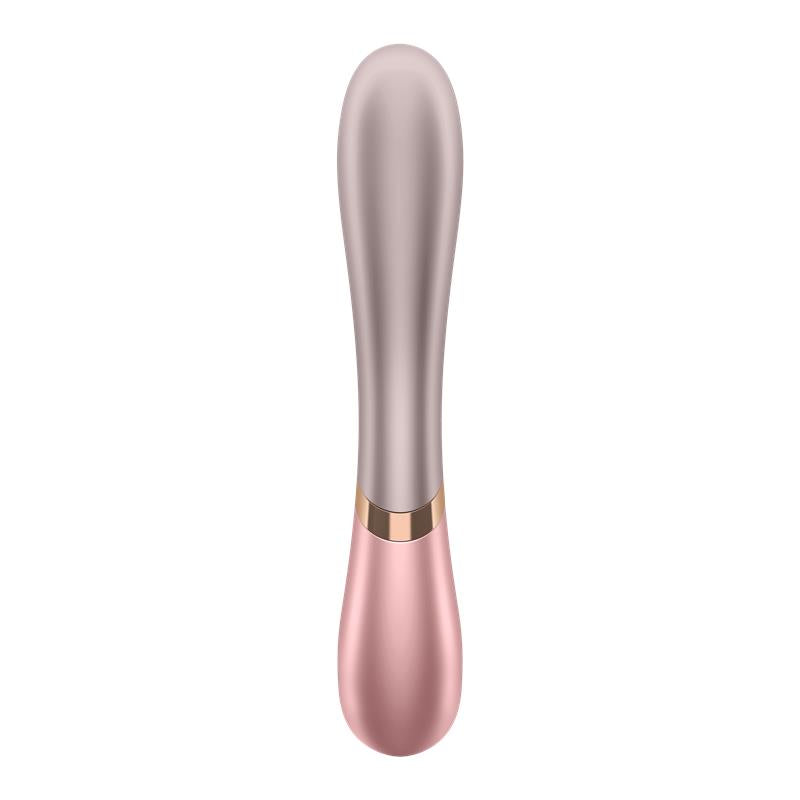 Hot Lover Heat Effect Vibrator with APP Duo Pink