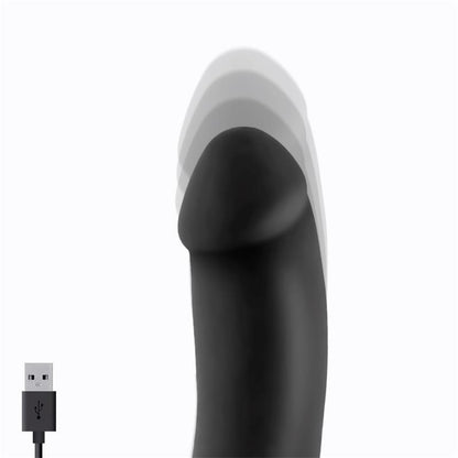 Angus Vibrator with Thrusting Movement 2 Motors Silicone USB