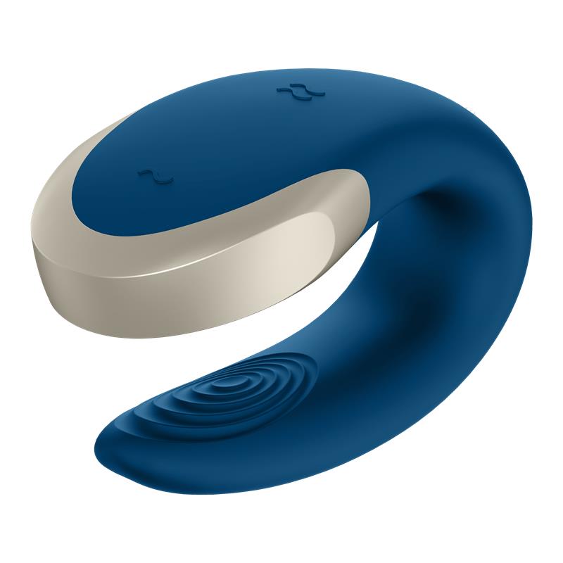 Double Love Luxury Partner Vibrator with APP Blue