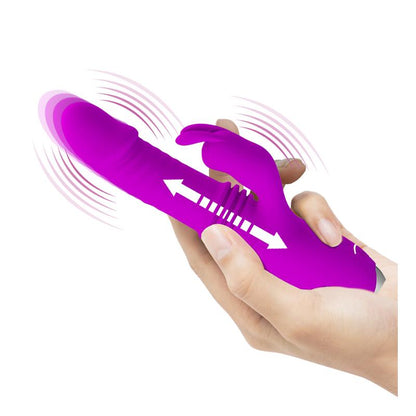 Dorothy Thrusting Vibrator USB Purple