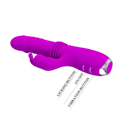 Dorothy Thrusting Vibrator USB Purple