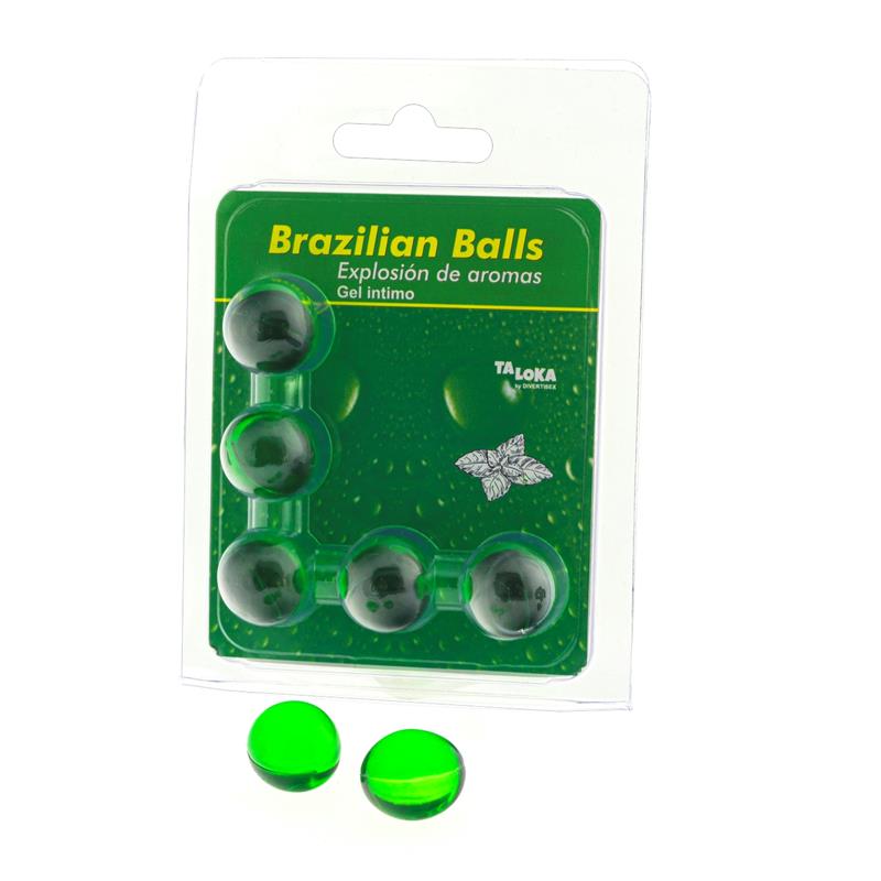 Set 5 Brazilian Balls Mint Flavor