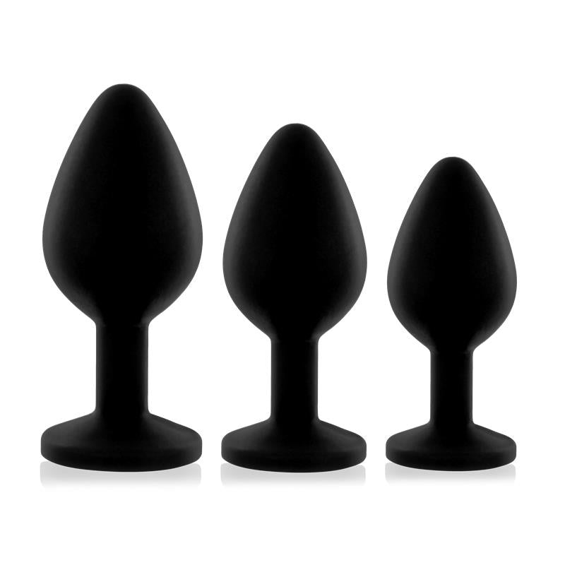 Rs Soiree Botty Plug Set 3 Black