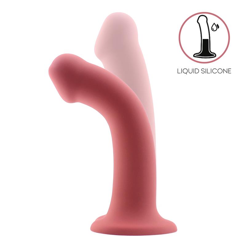 Bouncy Liquid Silicone Dildo Hiper Flexible 65 165 cm Size S Burgundy