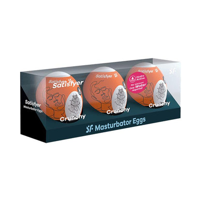 Set os 3 Masturbator Egg Crunchy Model