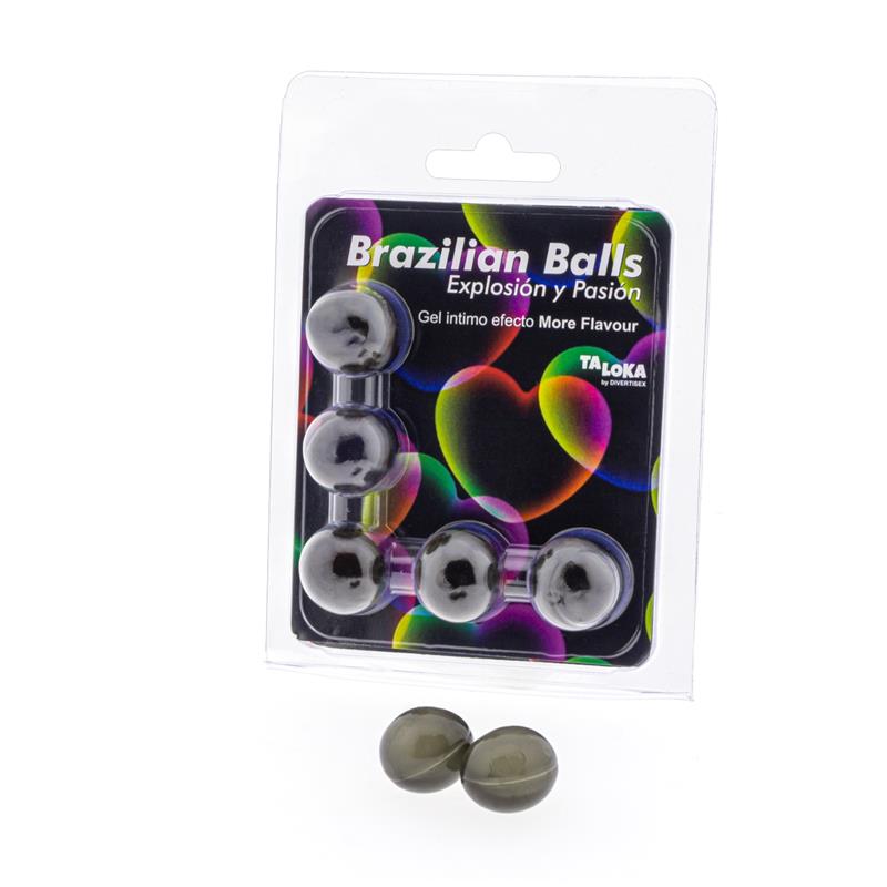 Set 5 Brazilian Balls Gel More Flavor Effect